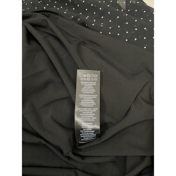 City Chic Polkadot  black Midi Dress Sleeveless Women 18 - Picture 11 of 12